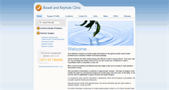 Desktop Screenshot of bowelandkeyholeclinic.com